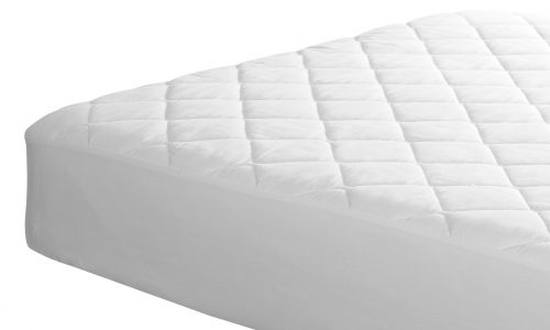 Mattress cover with clipping path set on mattress